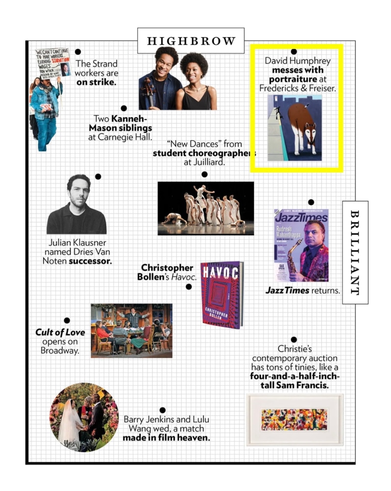 David Humphrey in New York Magazine