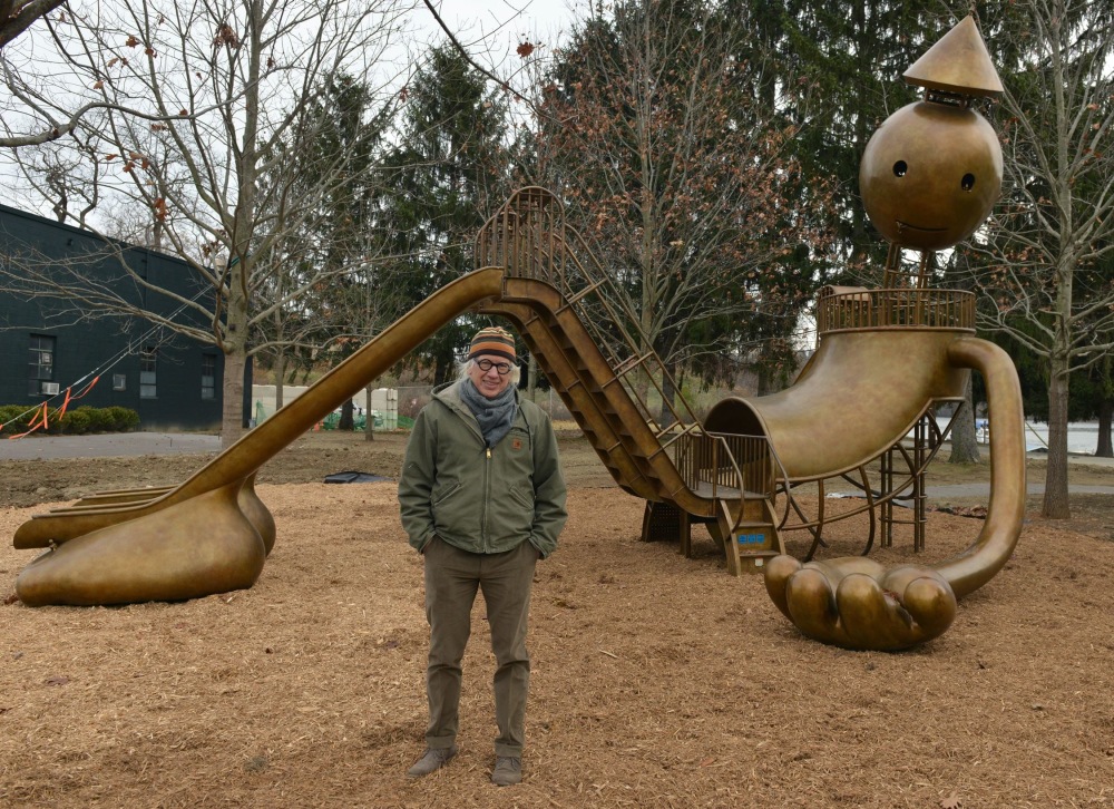 'Playground' sculpture invites kids to clamber at Aspinwall Riverfront Park