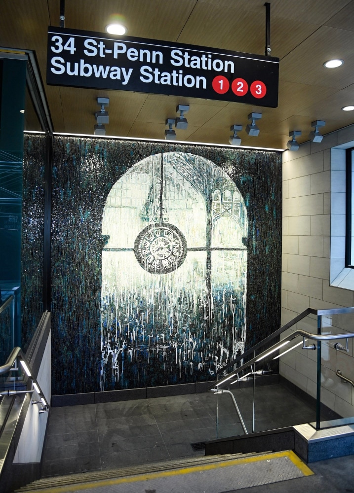 TimeOut: This beautiful mosaic of a clock from the old Penn Station is now at the 34th Street station entrance