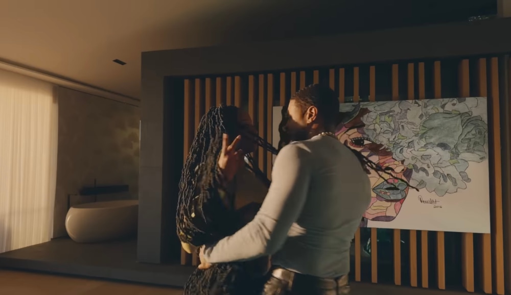 Five of REWA’s works featured in Usher’s new music video, Ruin
