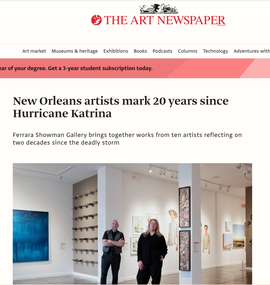The Art Newspaper - New Orleans Artists Mark 20 Years Since Hurricane Katrina