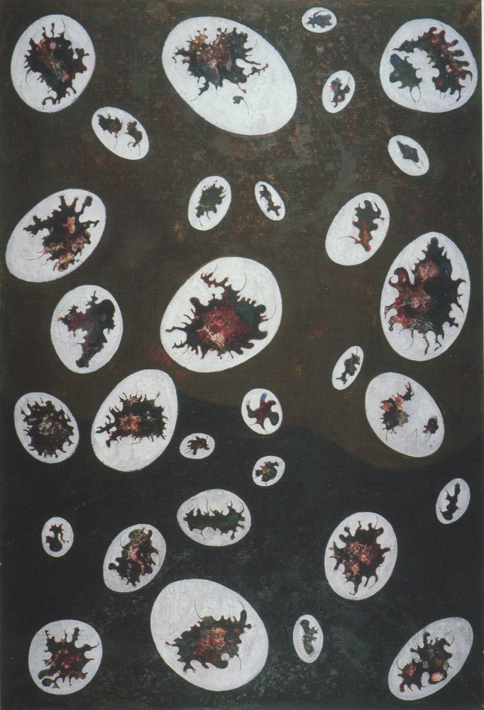 Luis Cruz Azaceta,&amp;nbsp;The Virus VII,&amp;nbsp;1989. Acrylic on canvas, 122 x 84 inches.