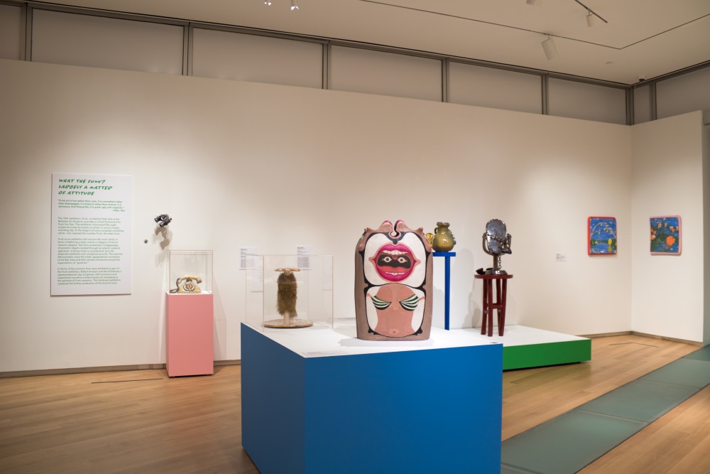 Installation view of&amp;nbsp; &amp;nbsp;Funk You Too! Humor and Irreverence in Ceramic Sculpture,&amp;nbsp; &amp;nbsp;Museum of Arts and Design, New York, 2023.