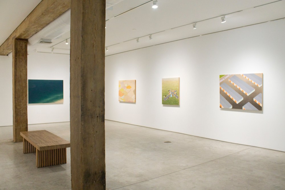 Installation view, Chris Ballantyne, 'Temporal: Recent Paintings and Watercolors,' George Adams Gallery, New York, 2019.