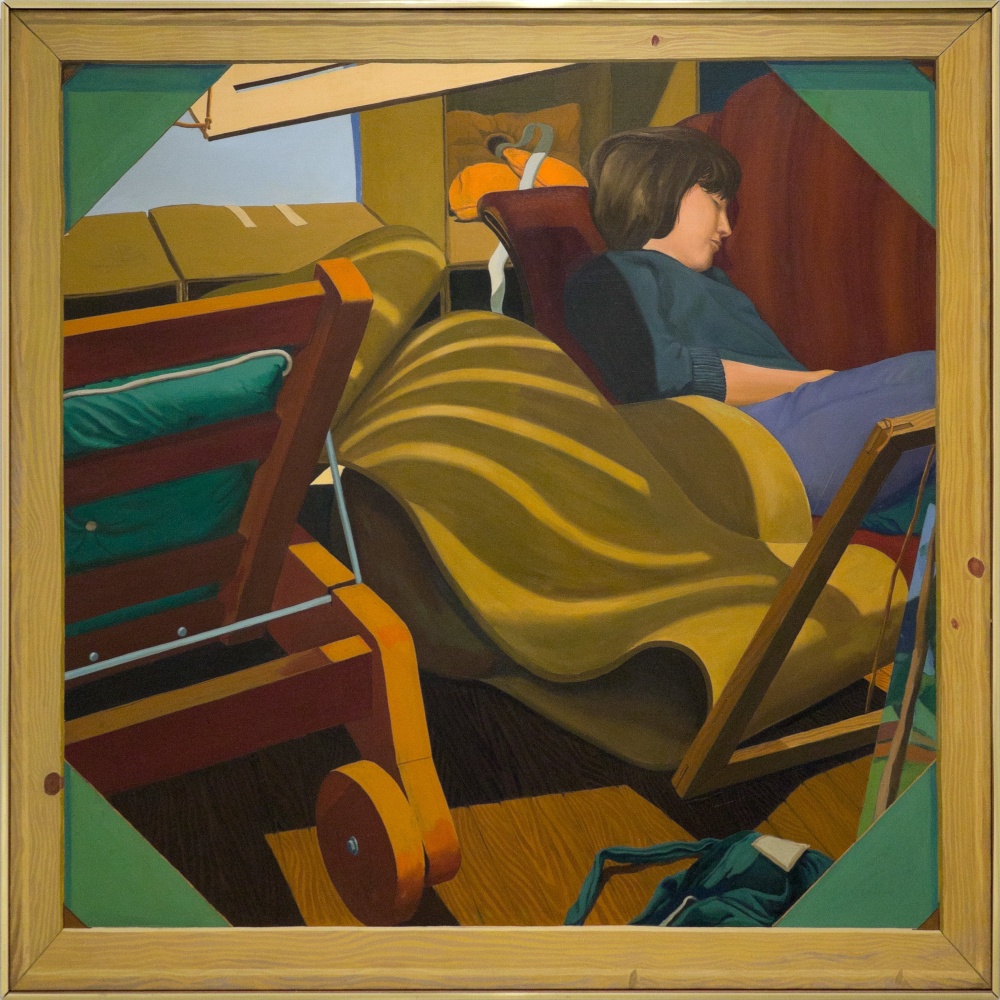 Jack Beal, Still-Life with Girl, 1966. Oil on canvas, 49 x 49 1/4 inches.
