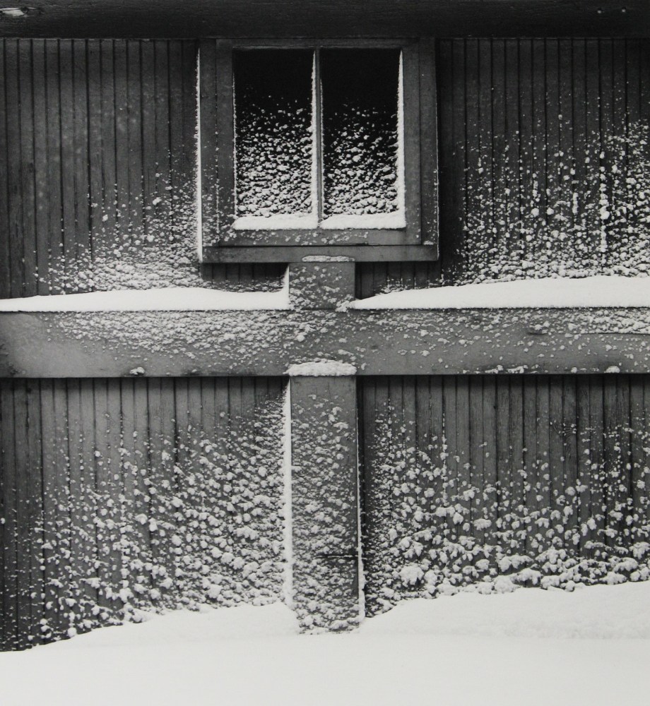 Snow on Garage Door, Rochester, New York, 1960