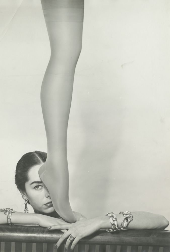 Brian Stocking Leg &amp;amp; Shadow, New York, 1952