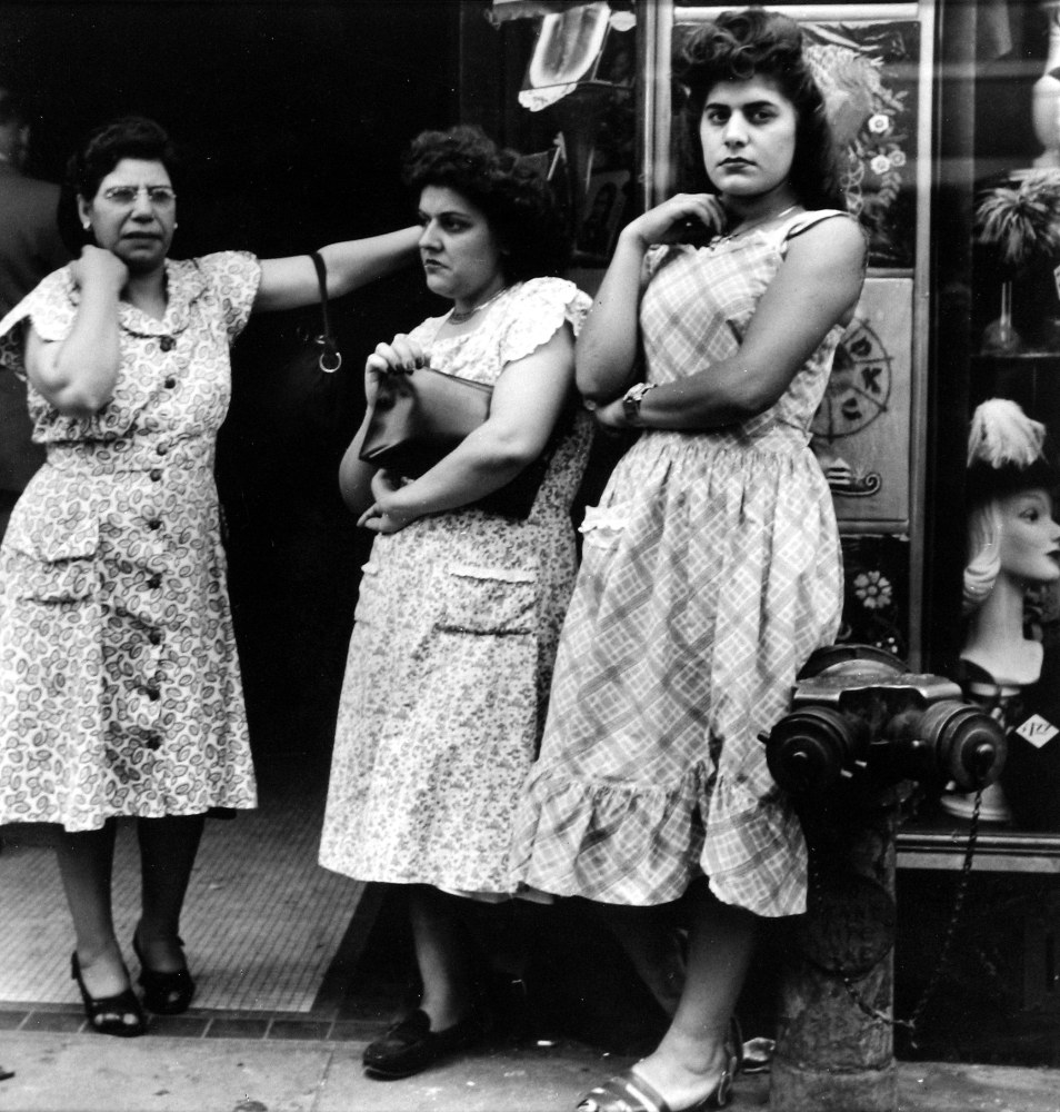 Three Women on Street, 1948