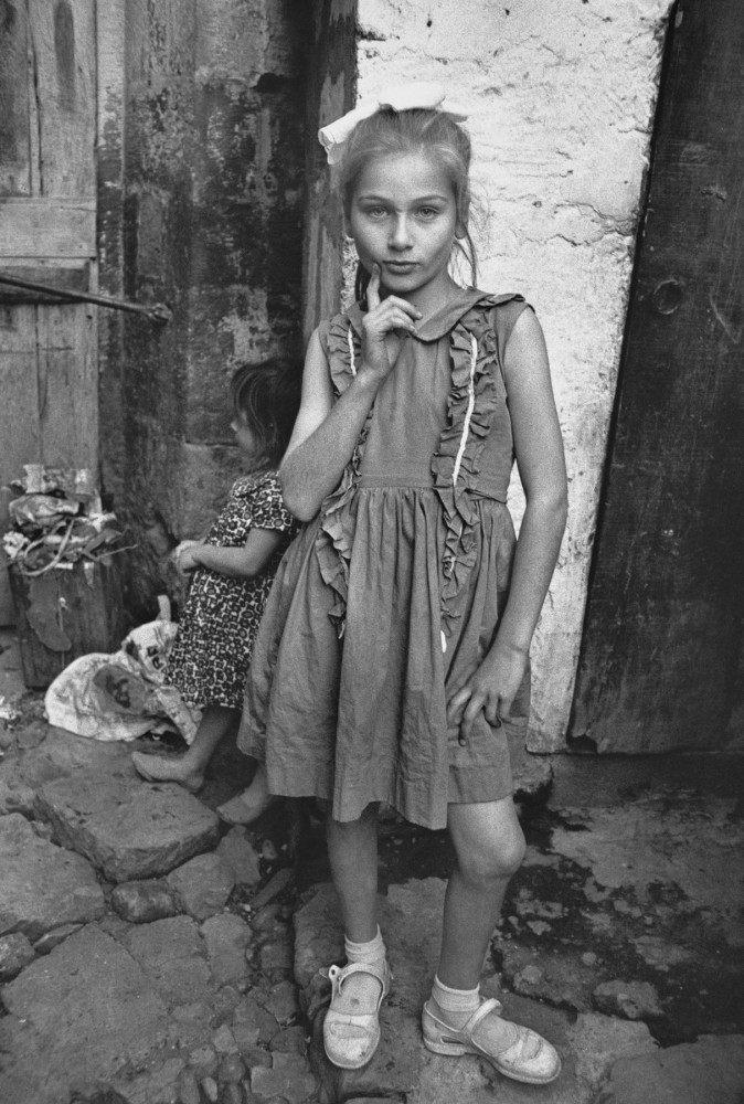Beautiful Emine posing, Trabzon, Turkey, 1965