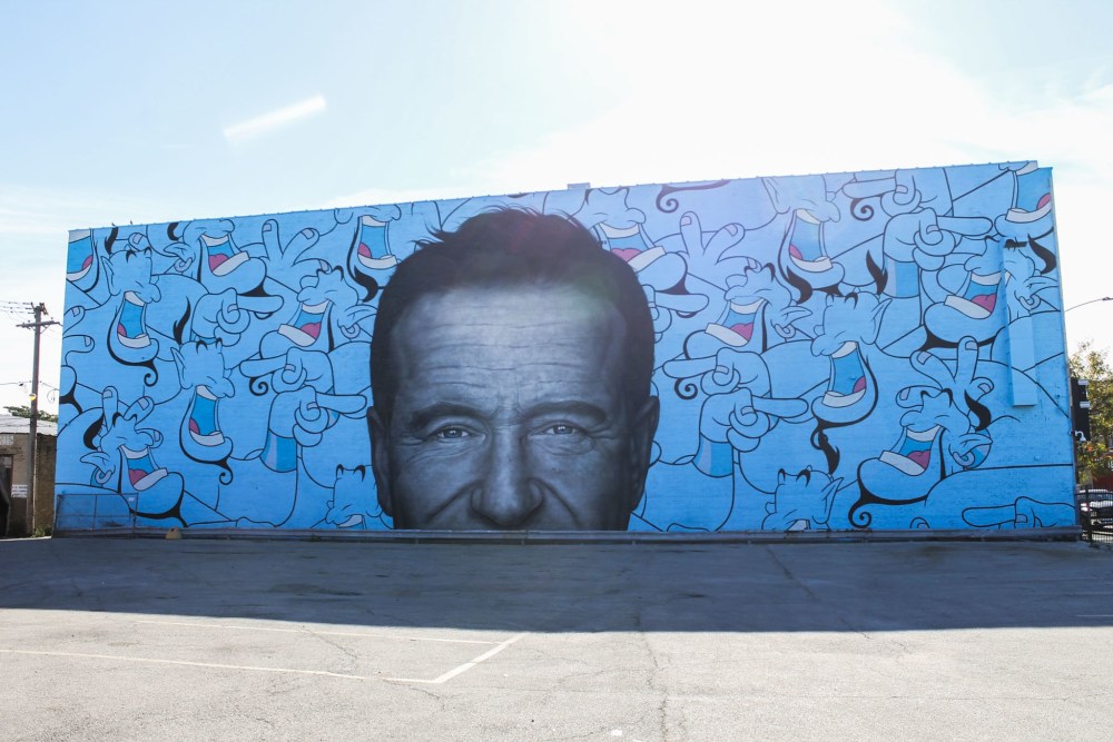 Jerkface Mural Honoring Robin Williams goes up in Chicago