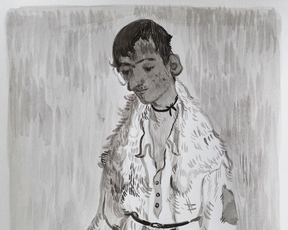 Salman Toor in Drawing Biennial 2021