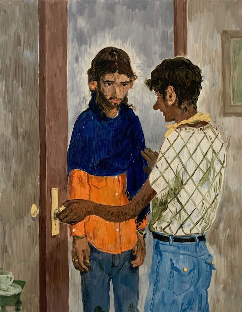 Toor painting of 2 men