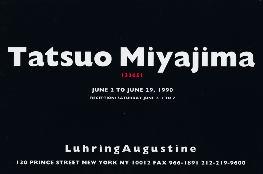 Tatsuo Miyajima - 133651 - Exhibitions - Luhring Augustine