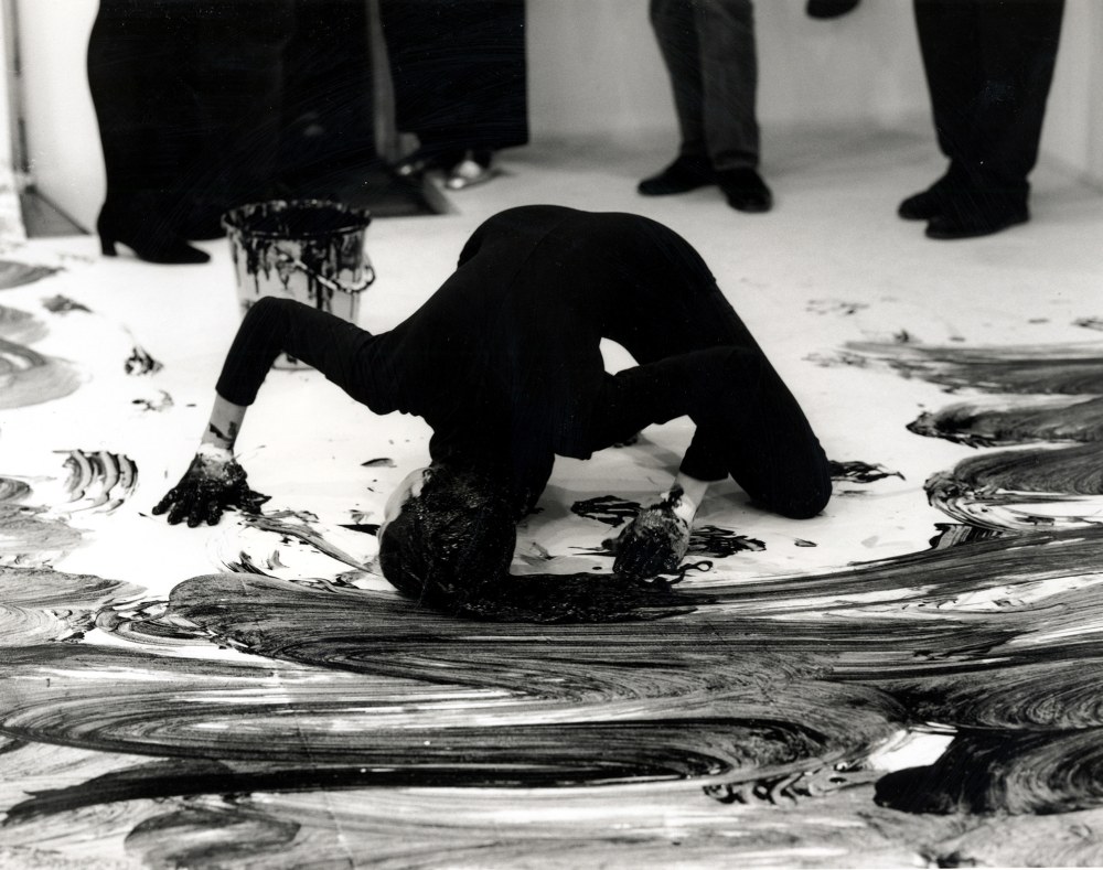 Janine Antoni in &quot;Are You a Woman in Authority&quot;