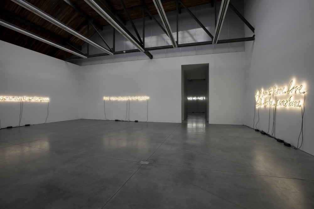 Glenn Ligon - Neon - Exhibitions - Luhring Augustine