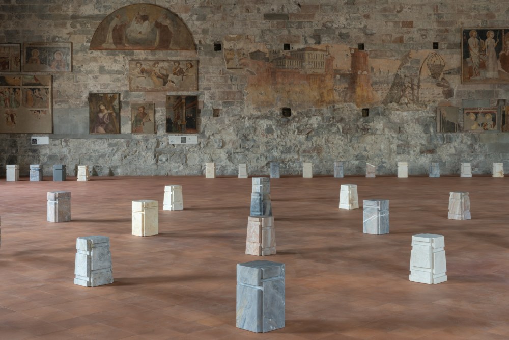 Installation views - GAMeC / Palazzo della Ragione, Bergamo, 2023; Photo: Lorenzo Palmieri; Courtesy GAMeC - Galleria d'Arte Moderna e Contemporanea di Bergamo.