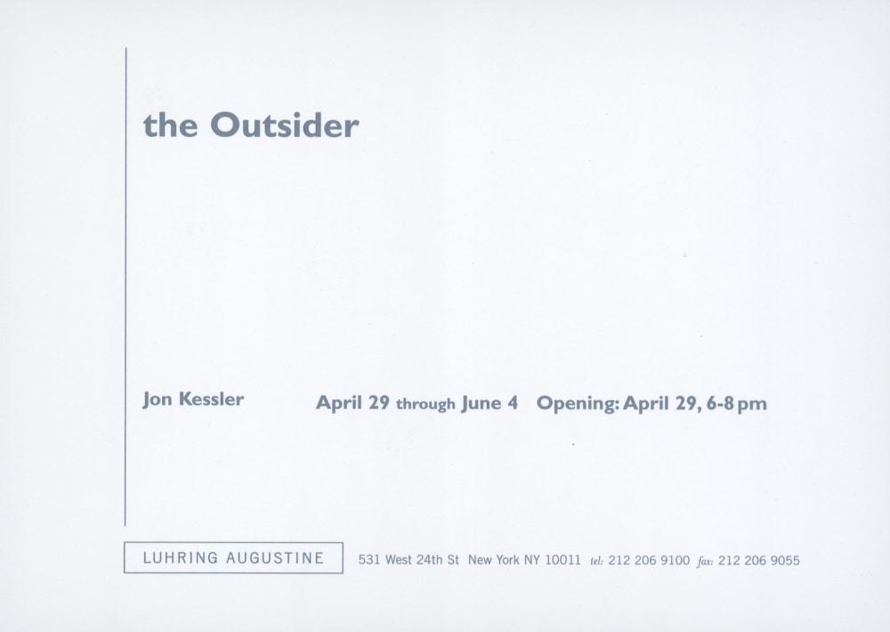 Jon Kessler - The Outsider - Exhibitions - Luhring Augustine
