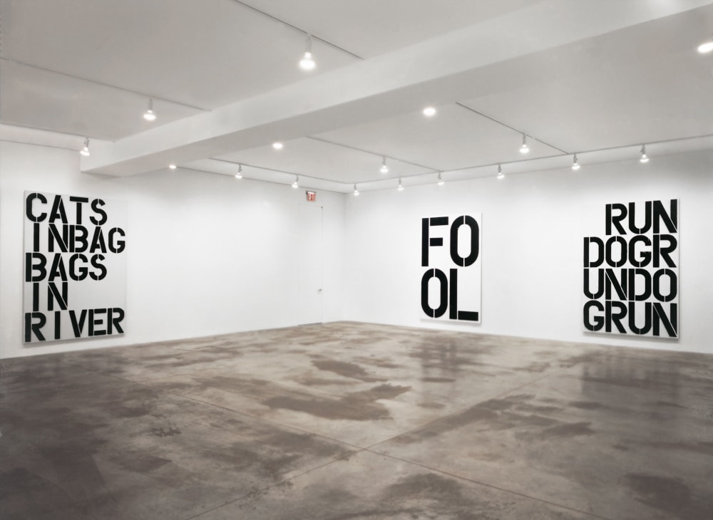 Christopher Wool -  - Exhibitions - Luhring Augustine