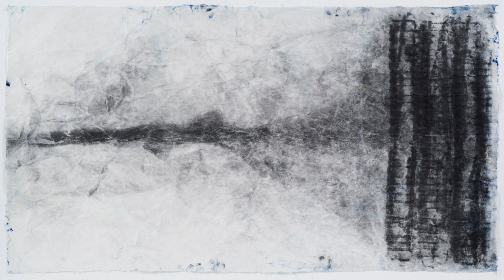 Jason Moran
Choruses in unison, 2020
Pigment on Gampi paper
42 1/2 x 77 1/2 inches (108.0 x 196.8 cm)
