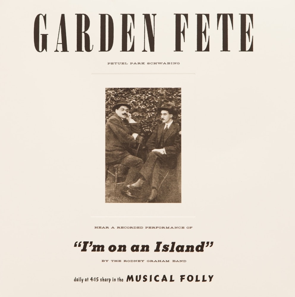 Rodney Graham Band - Garden Fete ‎(12", EP) - PUBLICATIONS - 303 Gallery