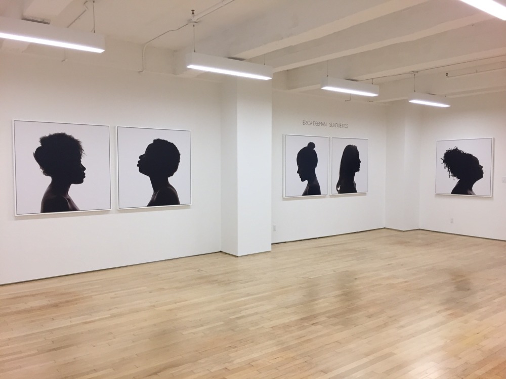 Erica Deeman Silhouettes at Laurence Miller Gallery