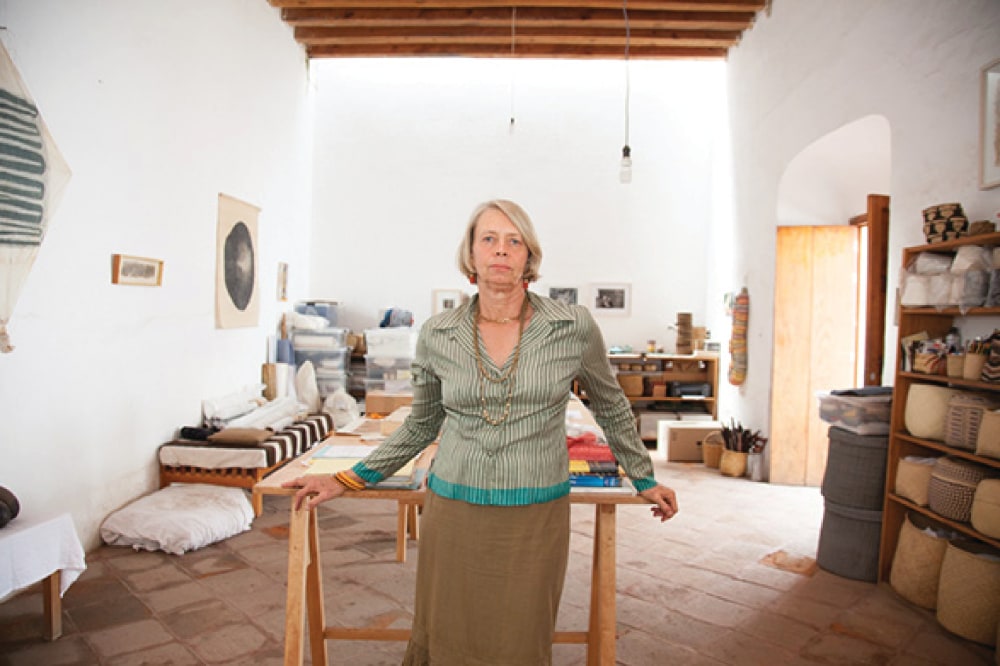 Trine Ellitsgaard at her studio in Oaxaca, M&amp;eacute;xico.&amp;nbsp;