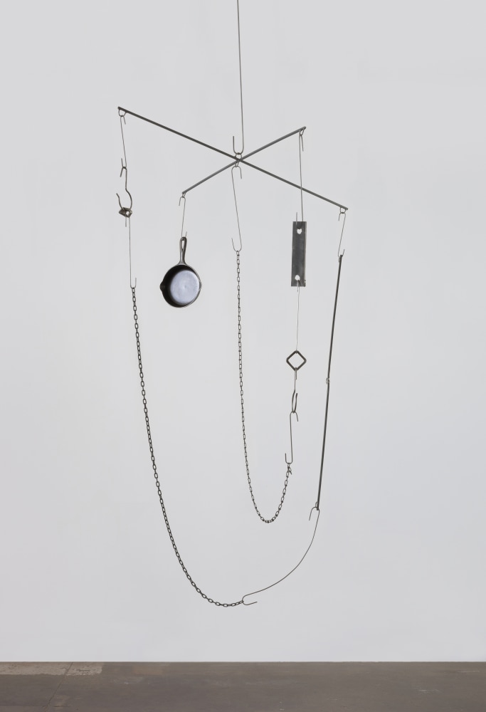 Mixed media mobile by Sterling Ruby
