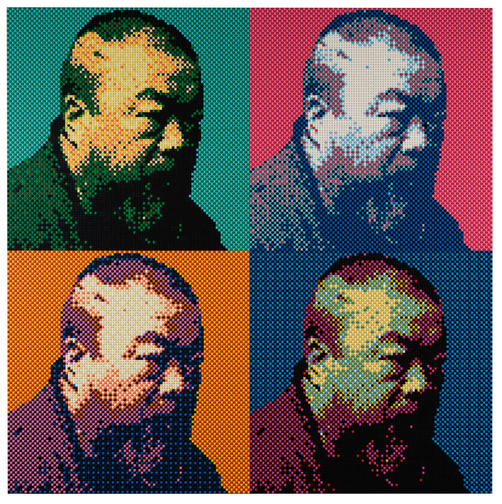 Ai Weiwei Self-portrait in 4 parts