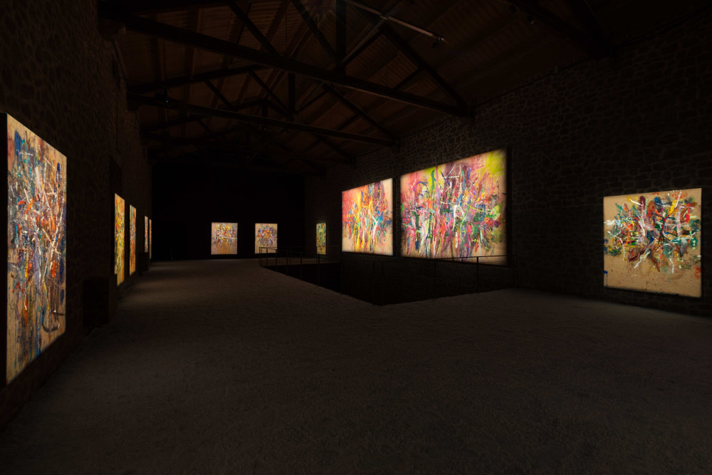 Exhibition view: Spencer Lewis, La noche de día (Night by Day), Fundación La Nave Salinas, Ibiza (21 June–8 August 2025)  Courtesy Fundación La Nave Salinas.