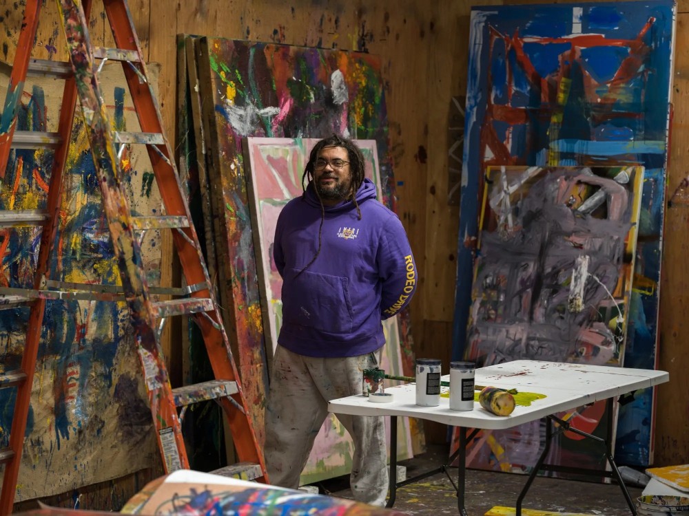 Spencer Lewis in Studio
