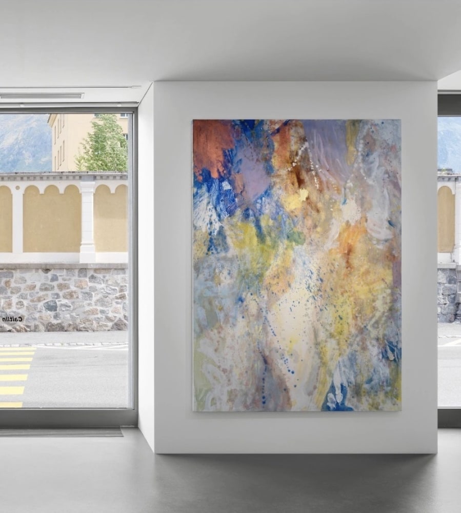 Vito Schnabel St. Moritz Exhibits Caitlin Lonegan’s Vibrant Abstractions