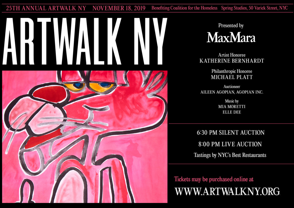 Cheryl Hazan Gallery co-hosts the 25th Annual ARTWALK NY to benefit Coalition for the Homeless
