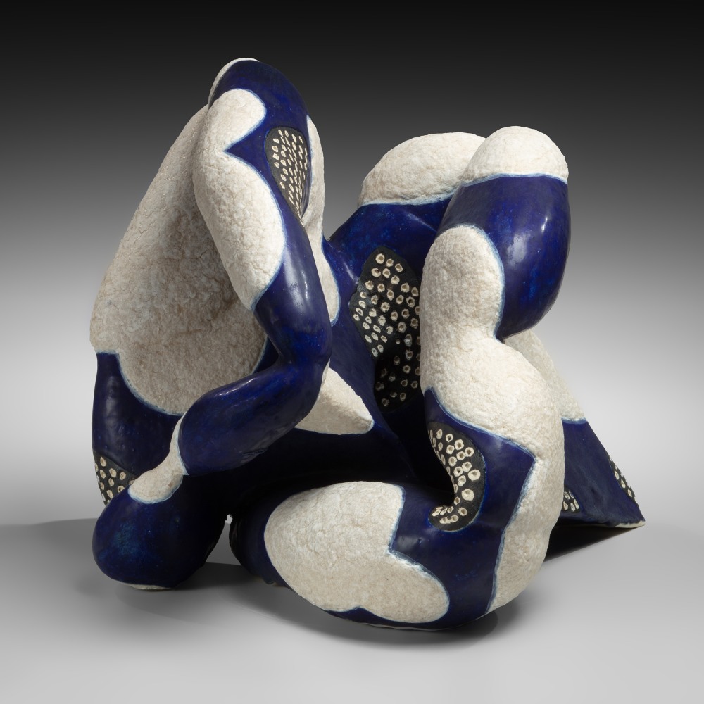 Sei Mari - Puff # 2 - Artworks - Joan B Mirviss LTD | Japanese Fine Art | Japanese Ceramics