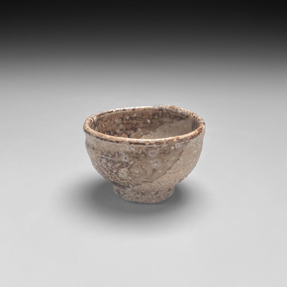 Kawamoto Gorō - Shigaraki ash-glazed sake cup - Artworks - Joan B Mirviss LTD | Japanese Fine Art | Japanese Ceramics