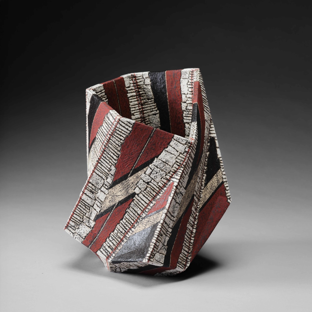 Sawada Hayato - Kakusaiki; Brilliant Red Vessel - Artworks - Joan B Mirviss LTD | Japanese Fine Art | Japanese Ceramics
