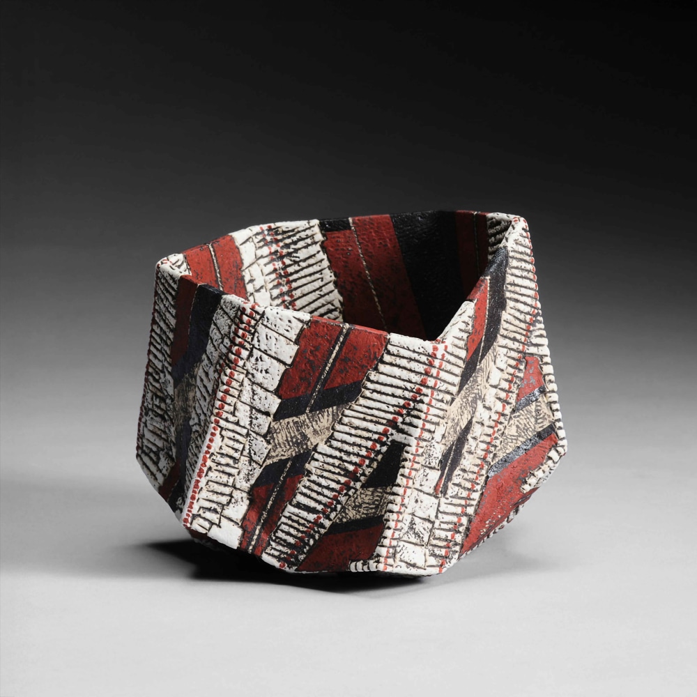 Sawada Hayato - Kakusaiwan; Brilliant Red Teabowl - Artworks - Joan B Mirviss LTD | Japanese Fine Art | Japanese Ceramics
