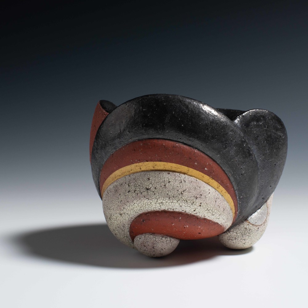 Takemura Yuri - Bubbling to the Earth's Surface - Artworks - Joan B Mirviss LTD | Japanese Fine Art | Japanese Ceramics