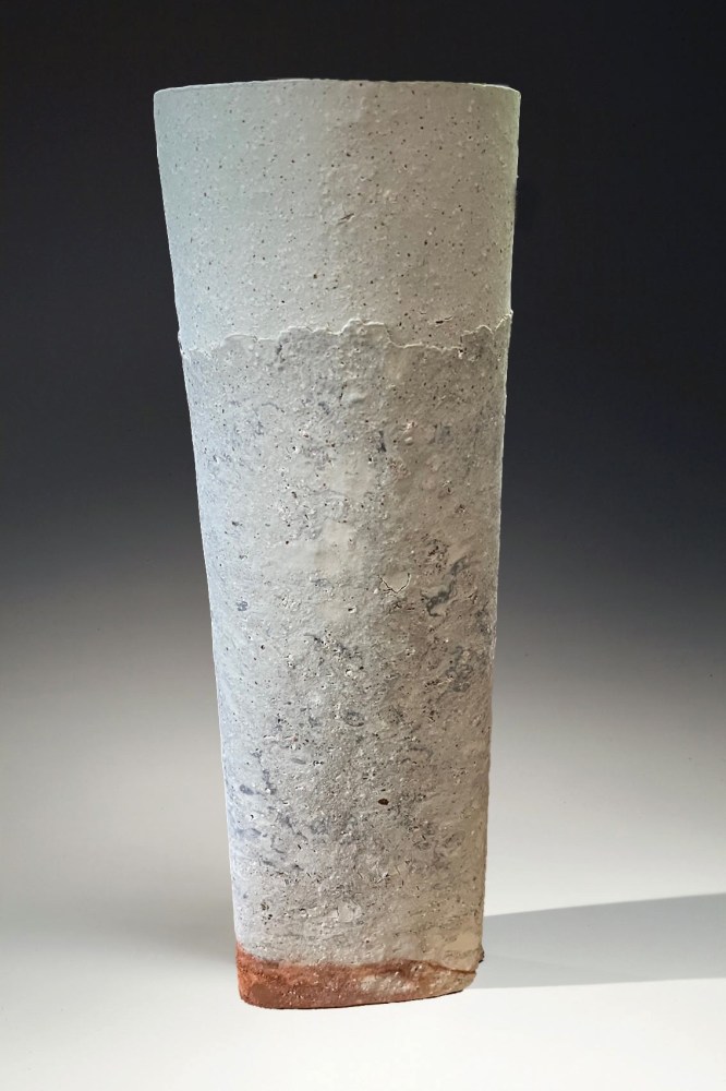 Kakurezaki Ryūichi - Tapered conical vessel - Artworks - Joan B Mirviss LTD | Japanese Fine Art | Japanese Ceramics