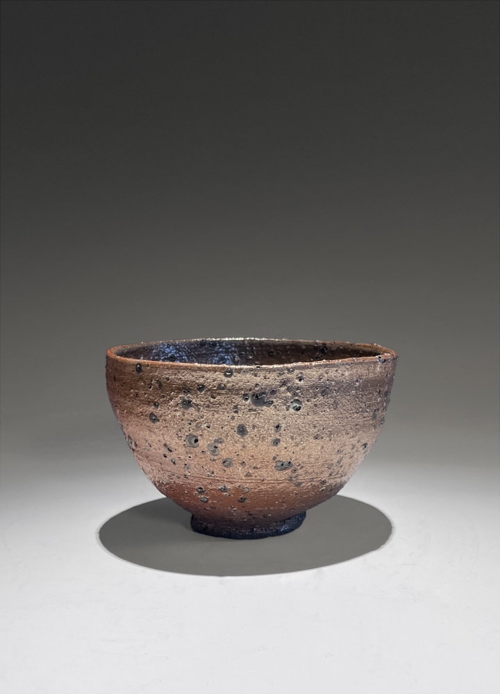 Ichino Masahiko - Tamba round teabowl in akadobe glaze - Artworks - Joan B Mirviss LTD | Japanese Fine Art | Japanese Ceramics