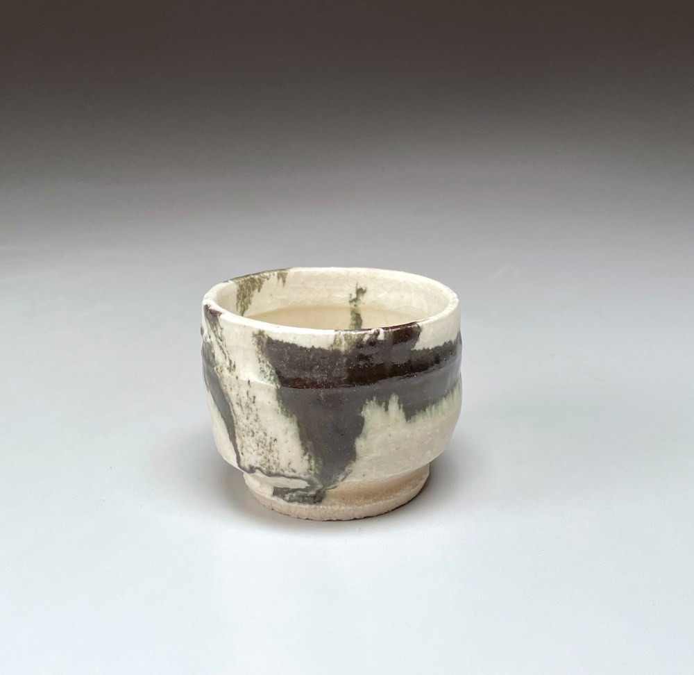 Kawamoto Gorō - Straight-sided sake cup - Artworks - Joan B Mirviss LTD | Japanese Fine Art | Japanese Ceramics