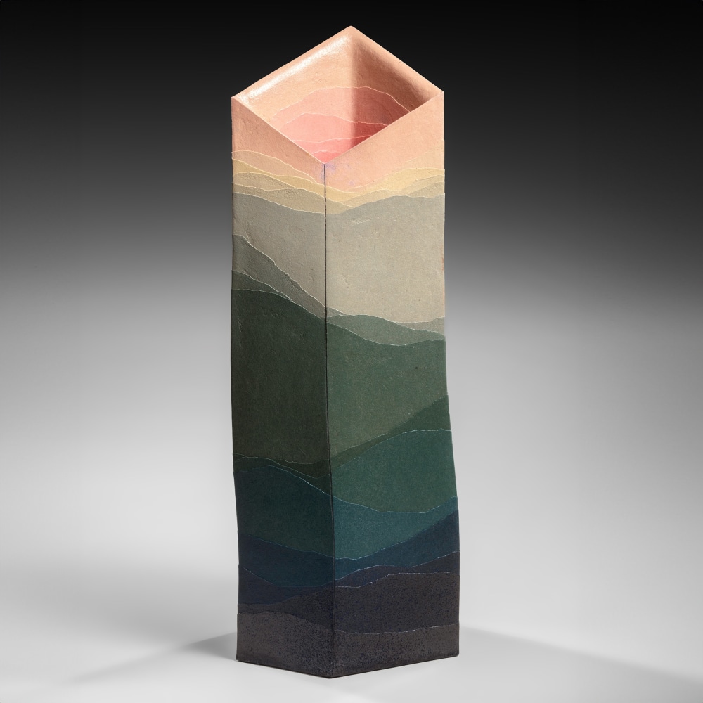 Miyashita Zenji - Kaze o matou; Wrapped in a Breeze - Artworks - Joan B Mirviss LTD | Japanese Fine Art | Japanese Ceramics