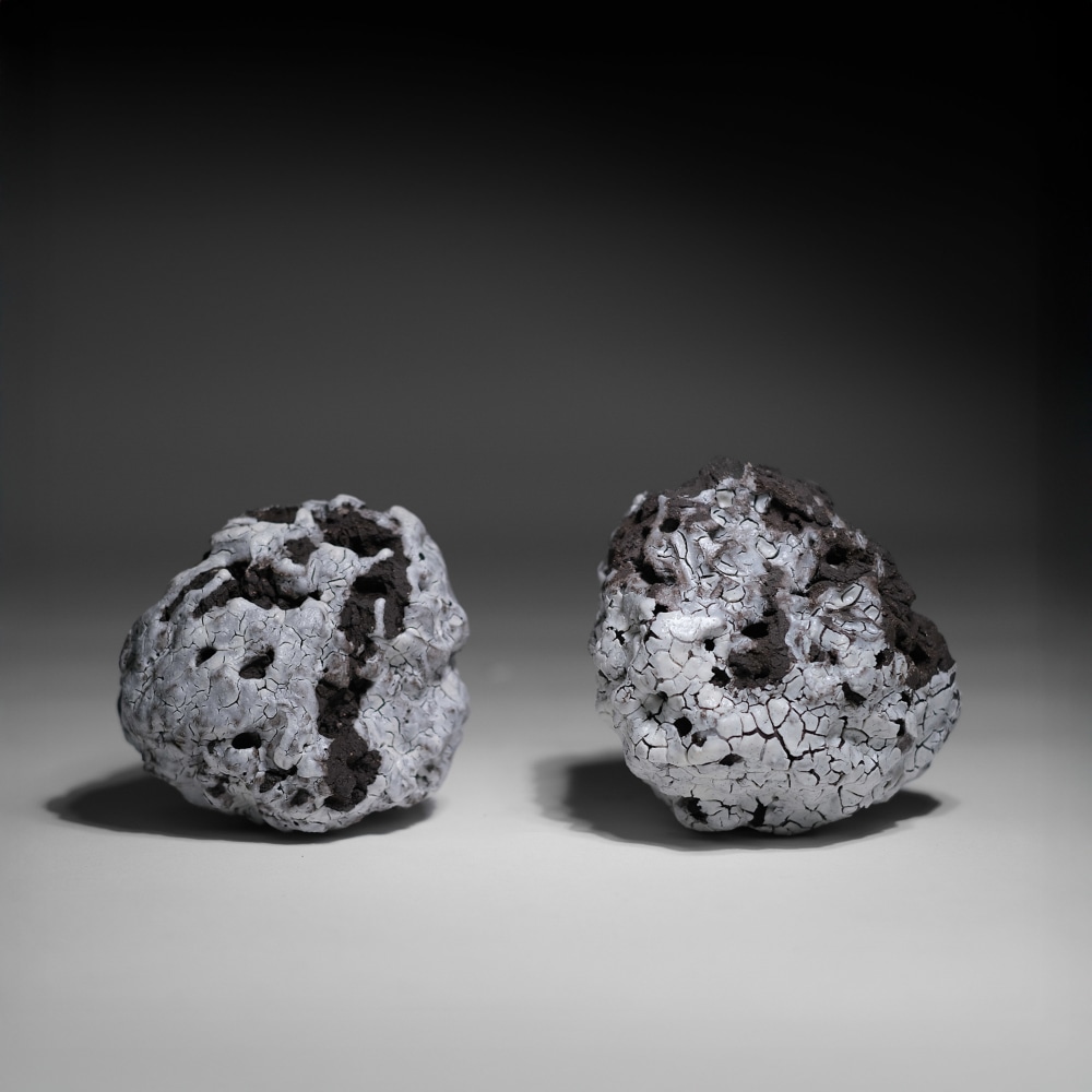 Futamura Yoshimi - A-UN; Alpha and Omega - Artworks - Joan B Mirviss LTD | Japanese Fine Art | Japanese Ceramics