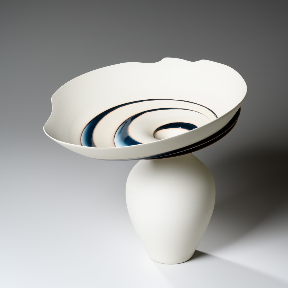 Fukumoto Fuku - Kumo; Cloud - Artworks - Joan B Mirviss LTD | Japanese Fine Art | Japanese Ceramics