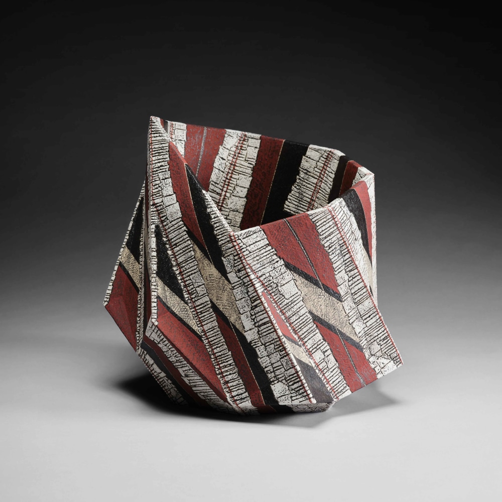 Sawada Hayato - Kakusaiki; Brilliant Red Vessel - Artworks - Joan B Mirviss LTD | Japanese Fine Art | Japanese Ceramics