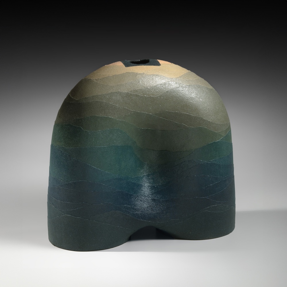 Miyashita Zenji - Meguru kaze; Circling Breeze - Artworks - Joan B Mirviss LTD | Japanese Fine Art | Japanese Ceramics