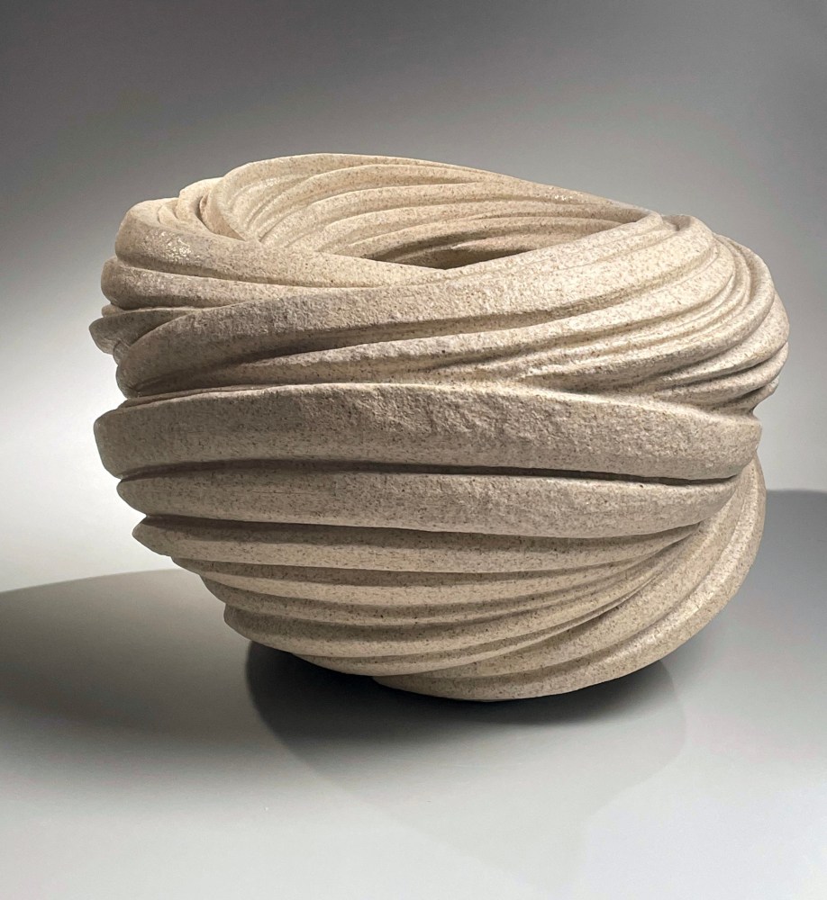 Swirling Vortex: Sand and Waves - Sakiyama Takayuki - Exhibitions - Joan B Mirviss LTD | Japanese Fine Art | Japanese Ceramics