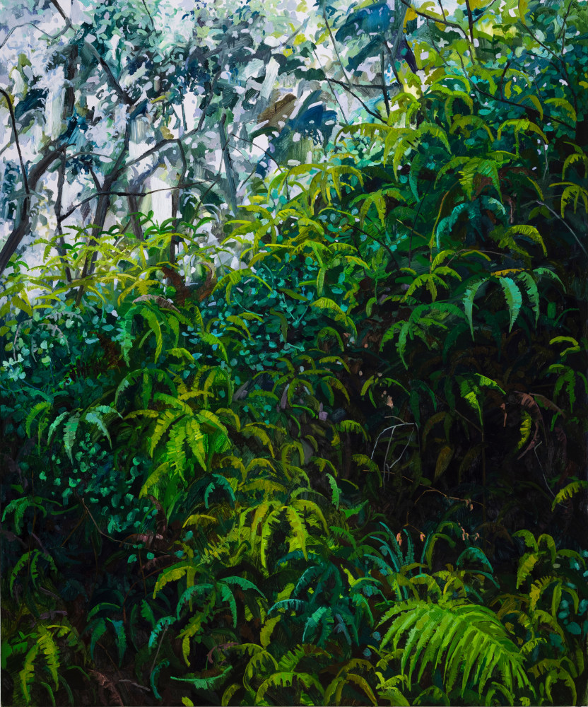 Ferns, 2018 Oil on canvas