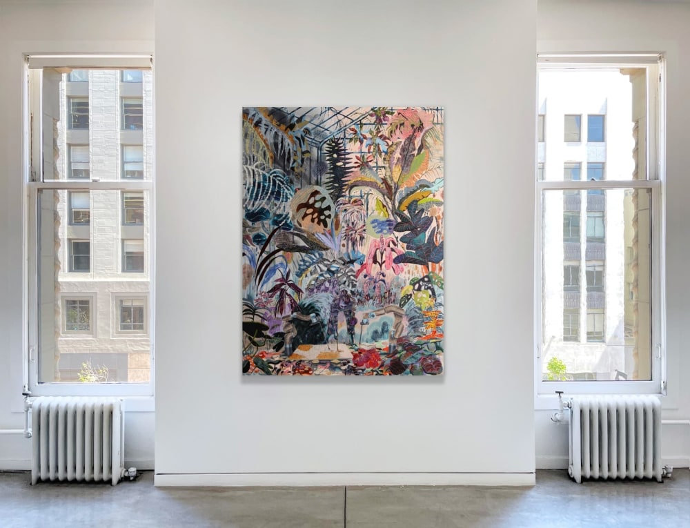 Installation view of Melanie Daniel's solo show at Maybaum Gallery