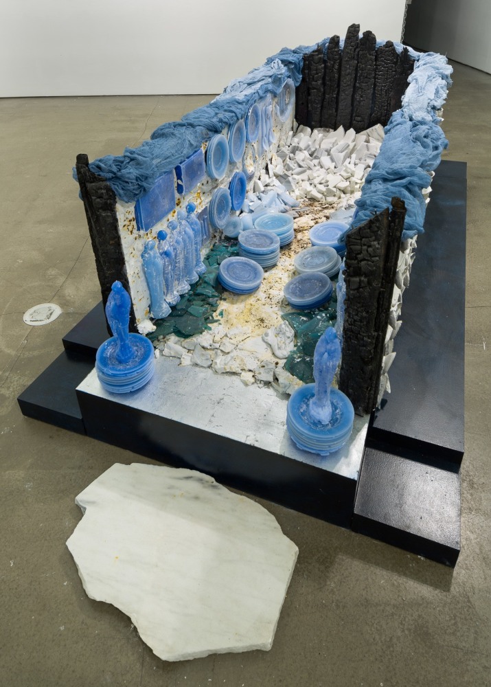 Floor installation by Julie Schenkelberg
