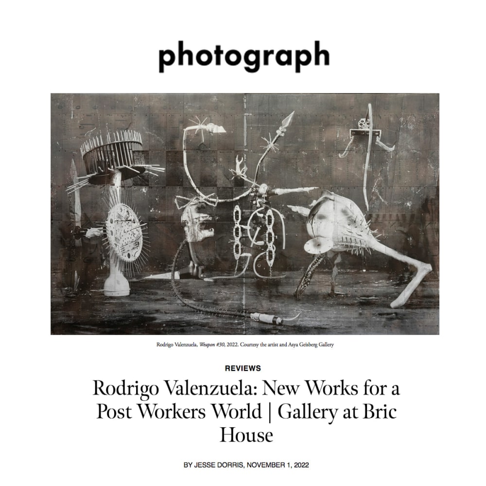 Rodrigo Valenzuela in Photograph Magazine